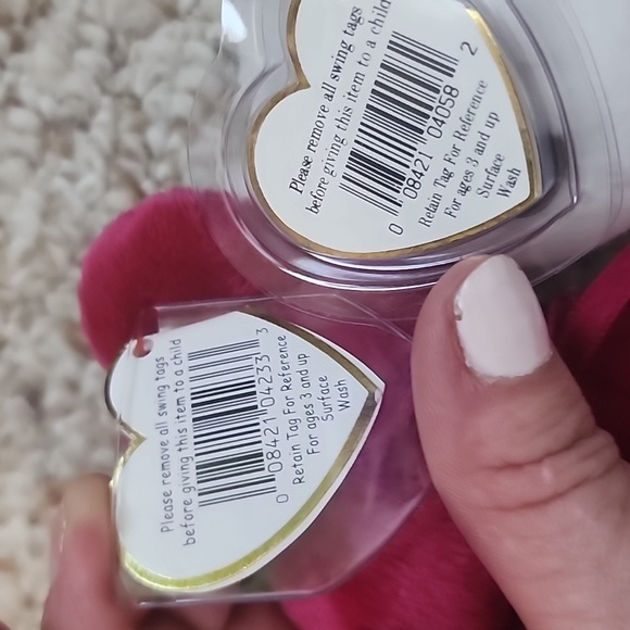 Valentino and Valentina Beanie Babies - Picture 9 of 10